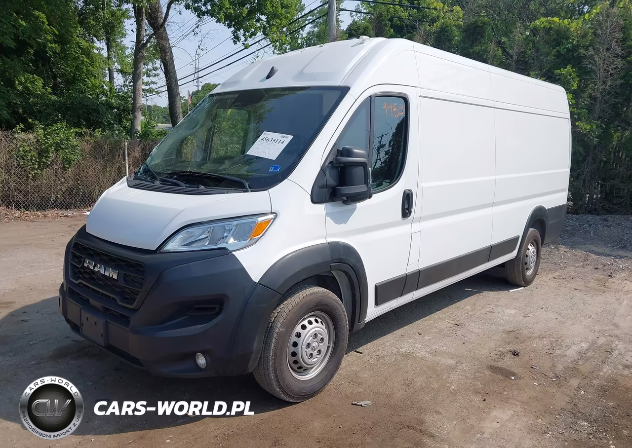 2023 Ram Promaster 3500 Cargo Van High Roof 159 Wb Ext VIN:3C6MRVJGXPE532462 - 2