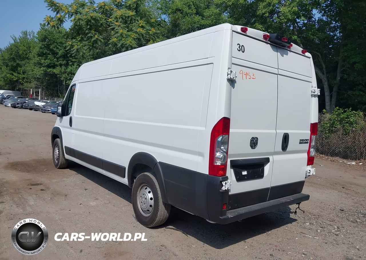 2023 Ram Promaster 3500 Cargo Van High Roof 159 Wb Ext VIN:3C6MRVJGXPE532462 - 3