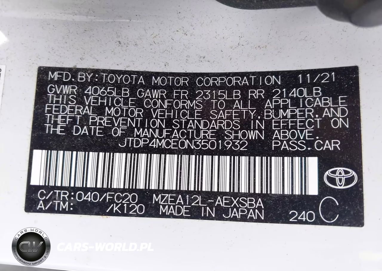 2022 Toyota Corolla Se VIN:JTDP4MCE0N3501932 - 9