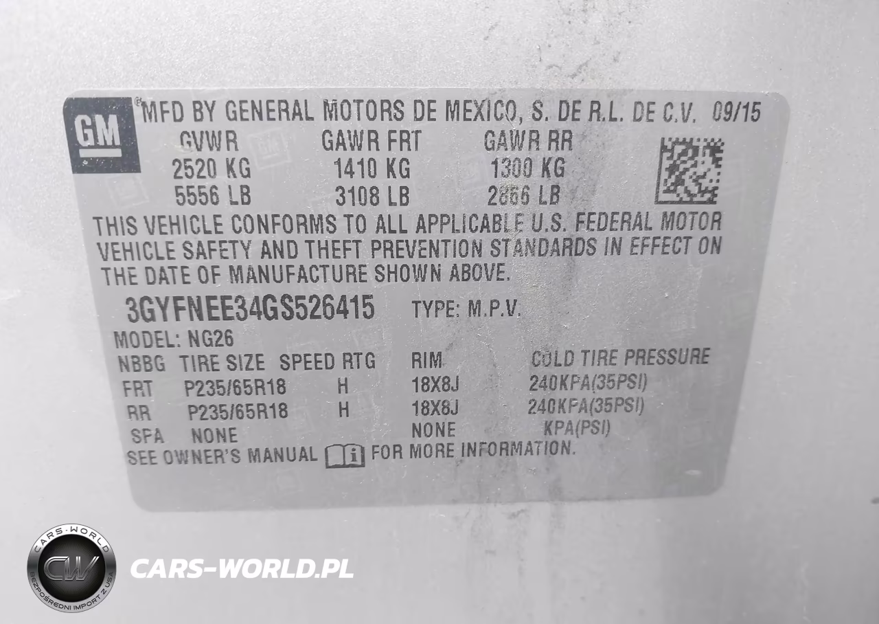 2016 Cadillac Srx Luxury Collection VIN:3GYFNEE34GS526415 - 9