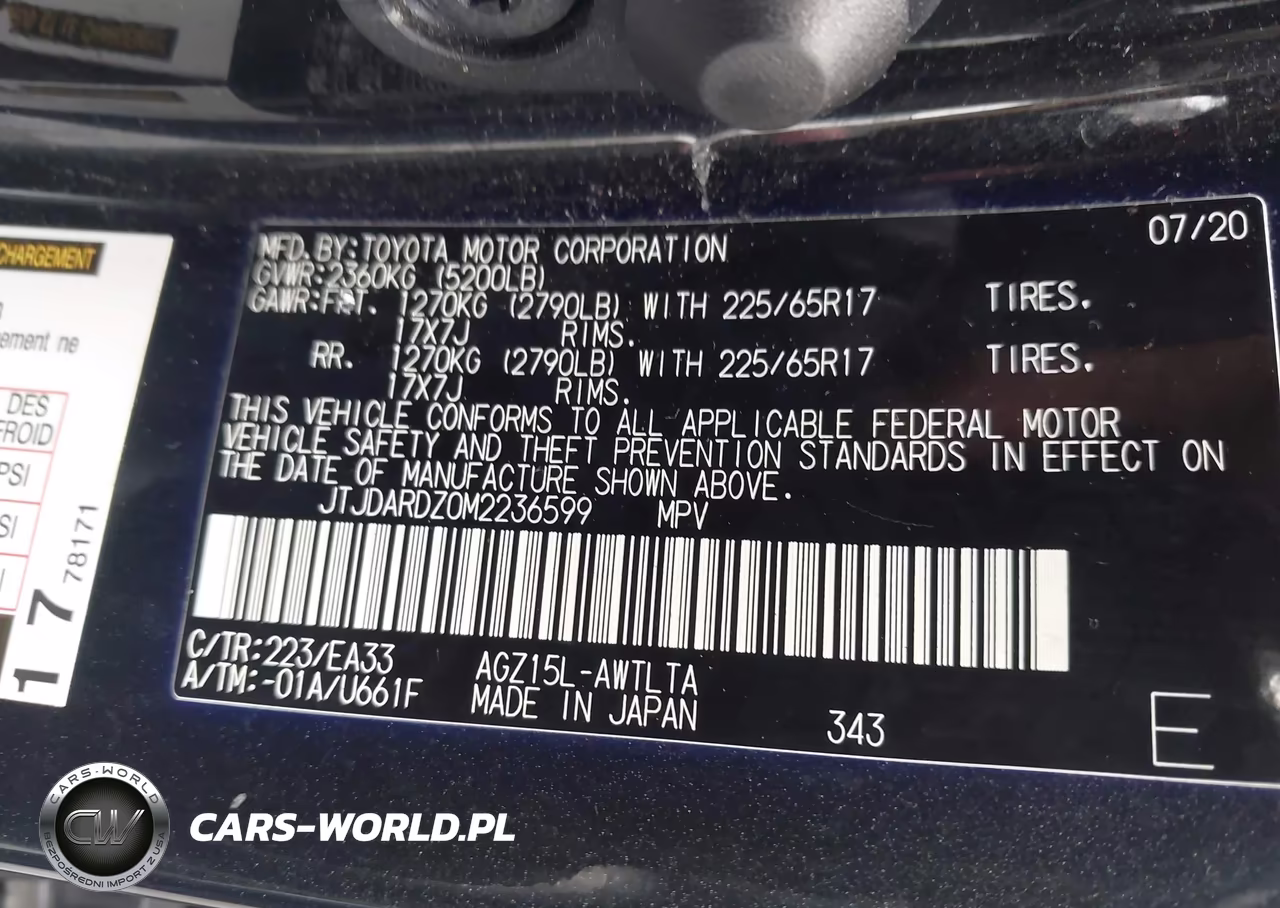 2021 Lexus Nx 300 VIN:JTJDARDZ0M2236599 - 9