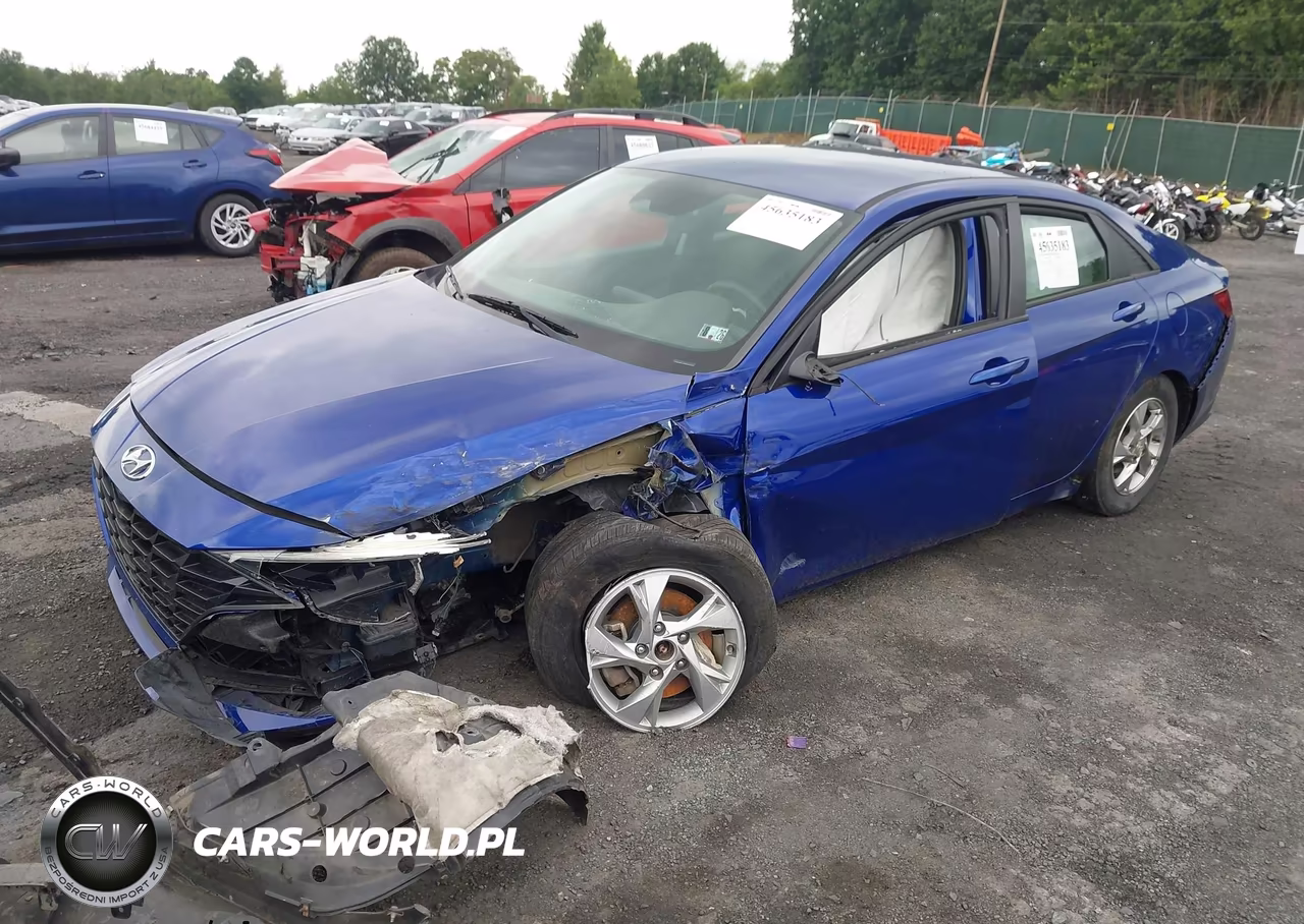 2021 Hyundai Elantra Se VIN:KMHLL4AG7MU116748 - 2