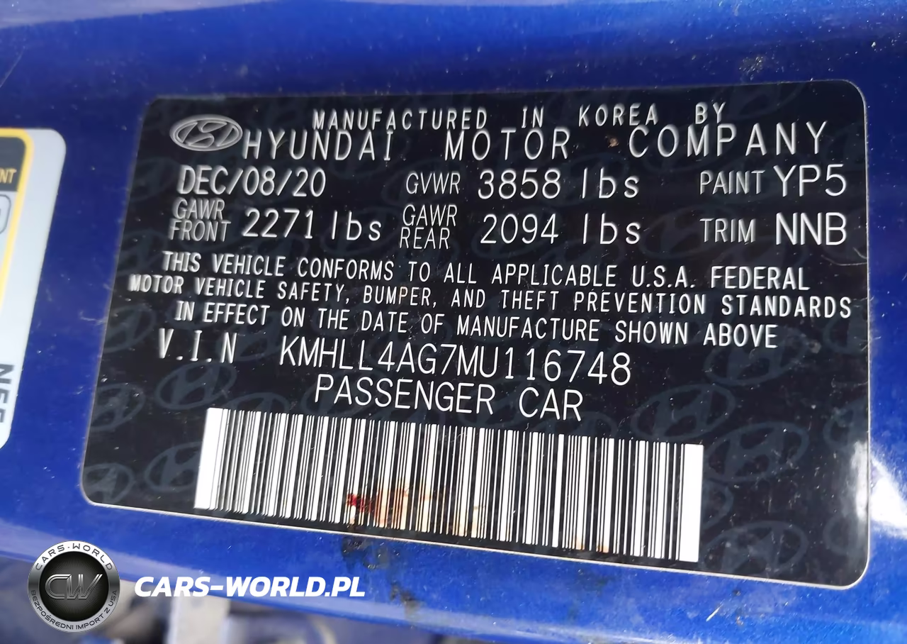 2021 Hyundai Elantra Se VIN:KMHLL4AG7MU116748 - 9