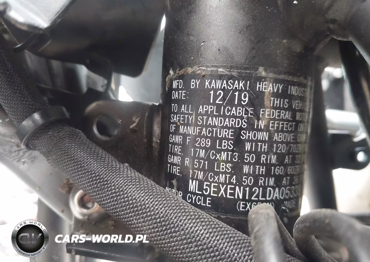 2020 Kawasaki Ex650 N VIN:ML5EXEN12LDA05338 - 10