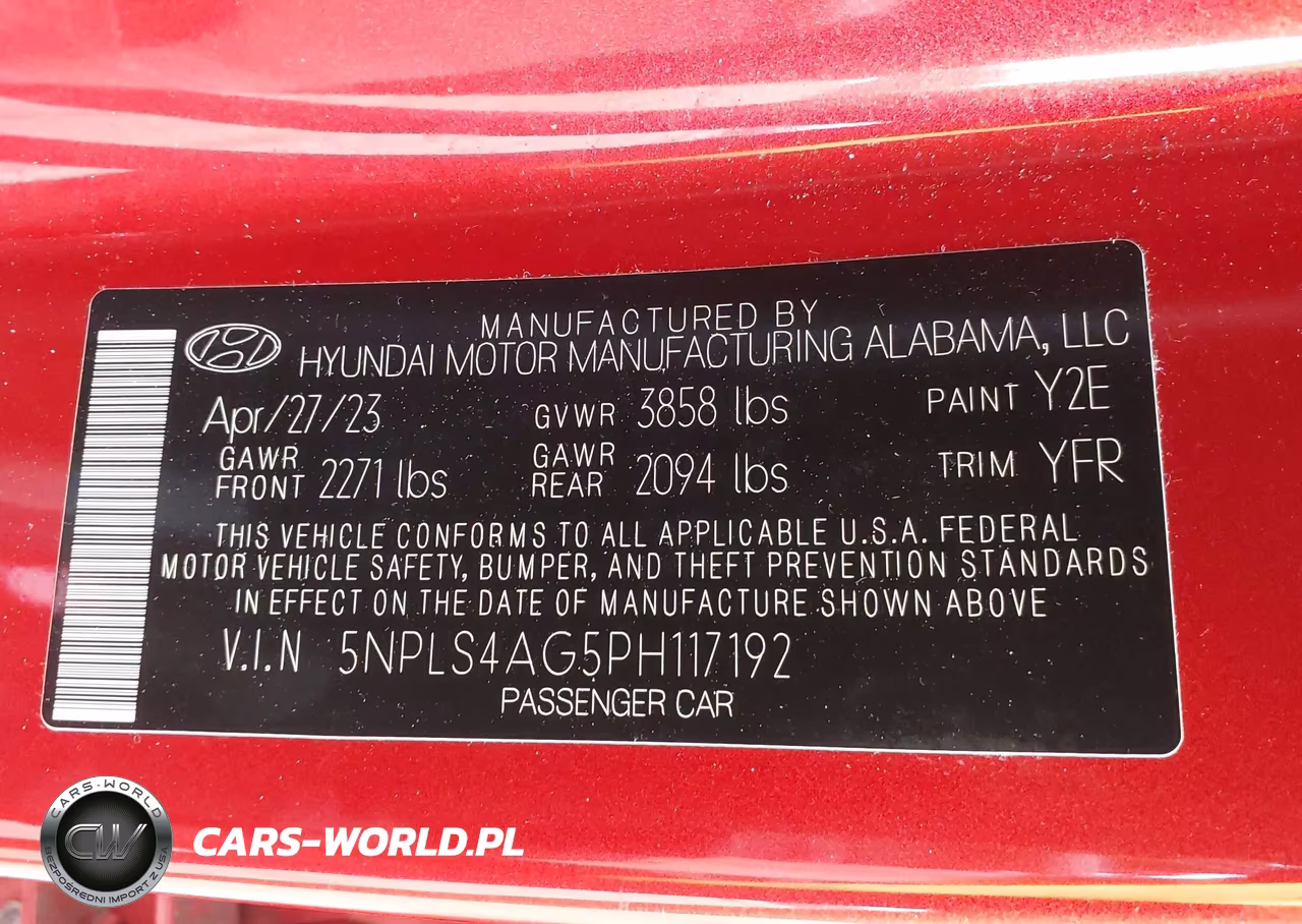 2023 Hyundai Elantra Sel VIN:5NPLS4AG5PH117192 - 9