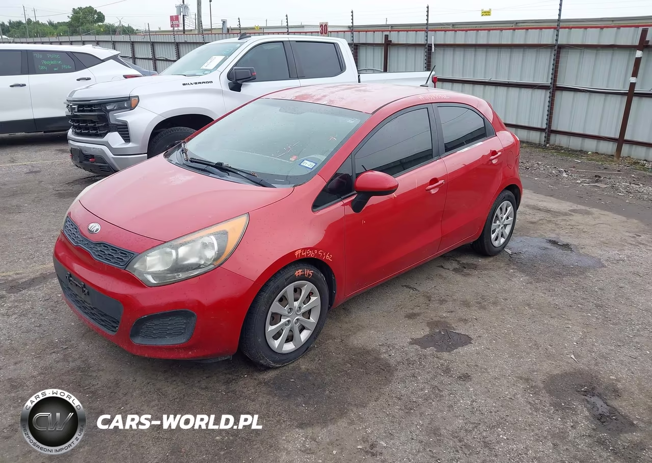 2013 Kia Rio Lx VIN:KNADM5A37D6177852 - 2