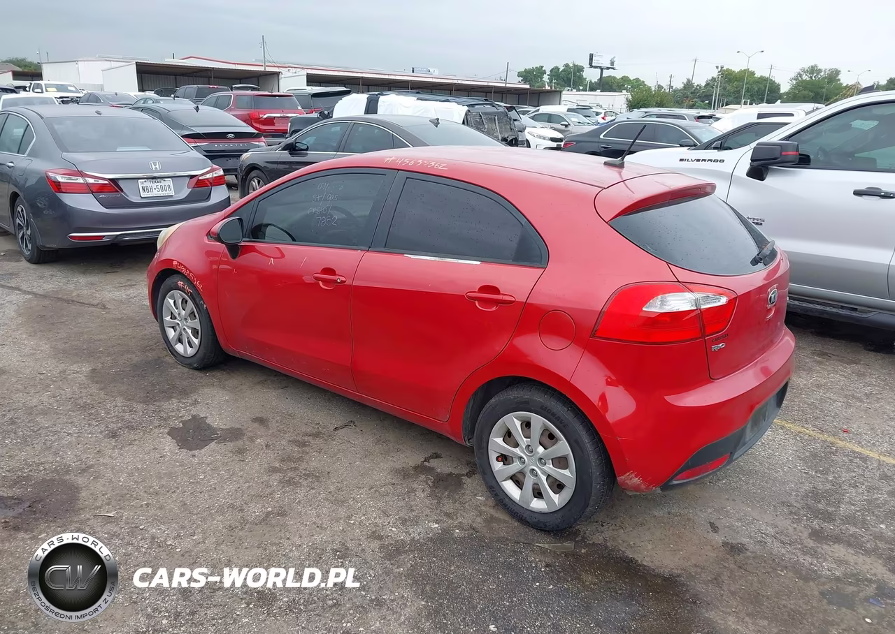 2013 Kia Rio Lx VIN:KNADM5A37D6177852 - 3