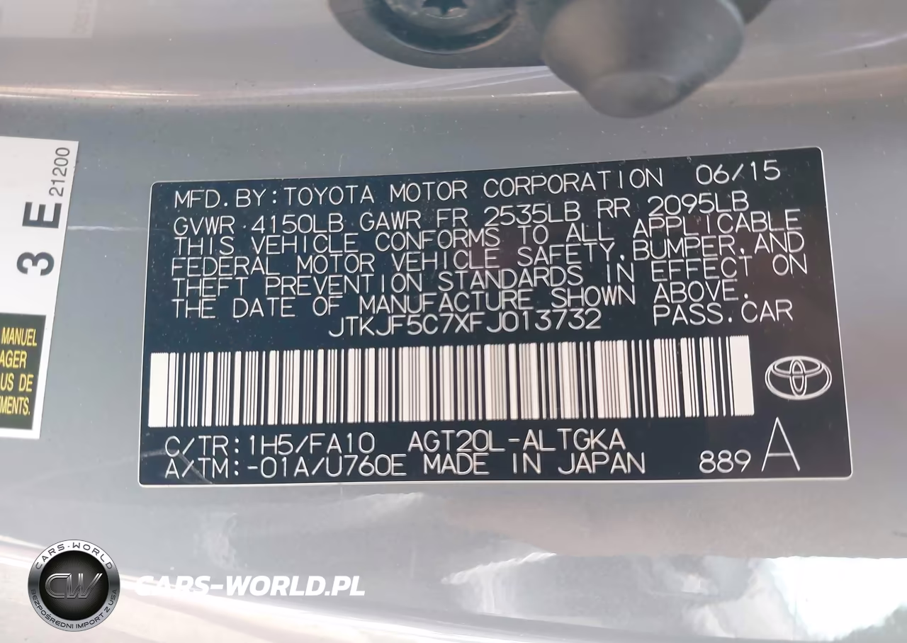 2015 Scion Tc VIN:JTKJF5C7XFJ013732 - 9