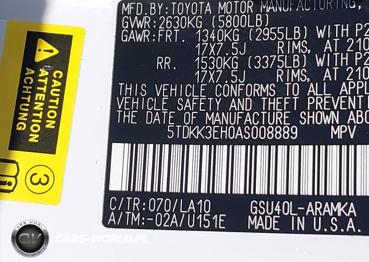 2010 Toyota Highlander Se V6 VIN:5TDKK3EH0AS008889 - 9