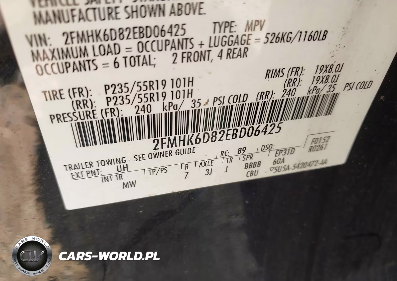2014 Ford Flex Limited VIN:2FMHK6D82EBD06425 - 9