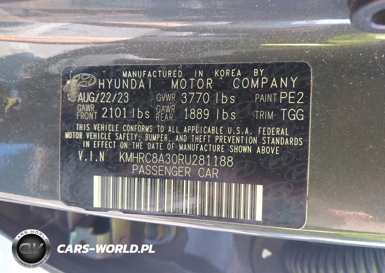 2024 Hyundai Venue Sel VIN:KMHRC8A30RU281188 - 9
