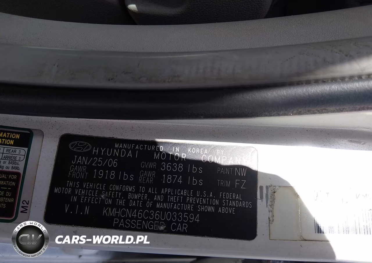 2006 Hyundai Accent Gls VIN:KMHCN46C36U033594 - 9