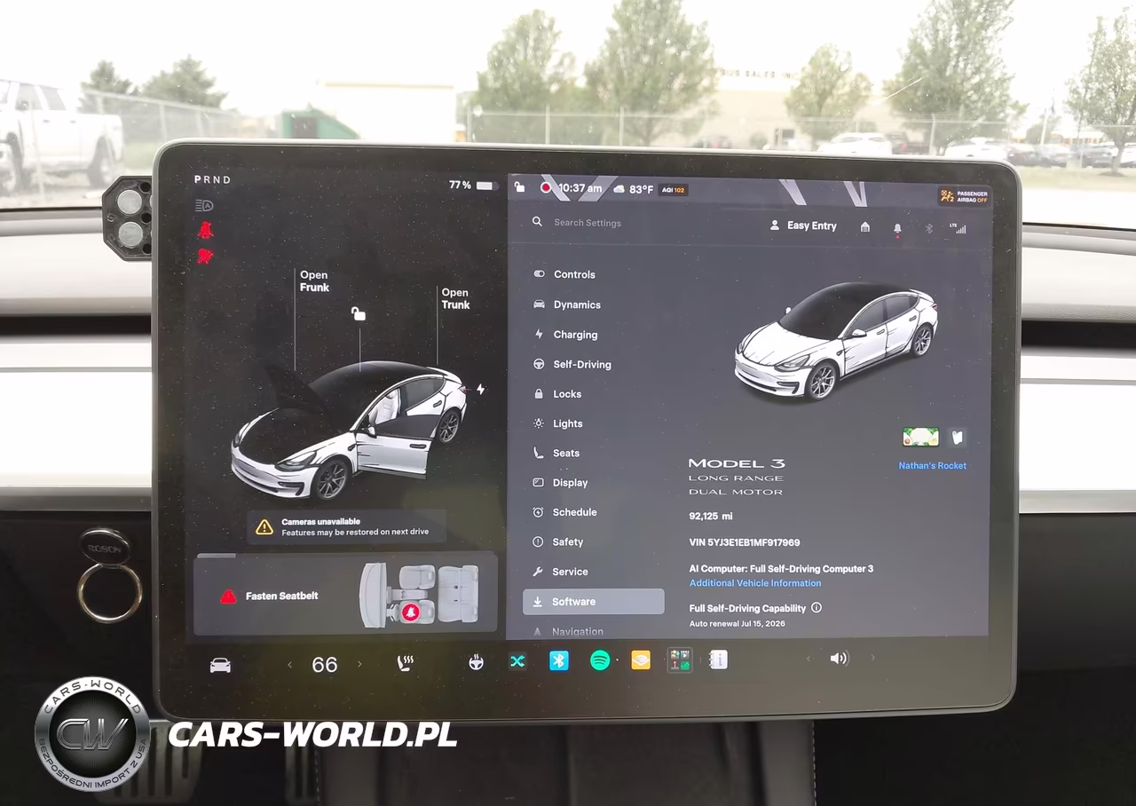 2021 Tesla Model 3 Long Range Dual Motor All-Wheel Drive VIN:5YJ3E1EB1MF917969 - 7