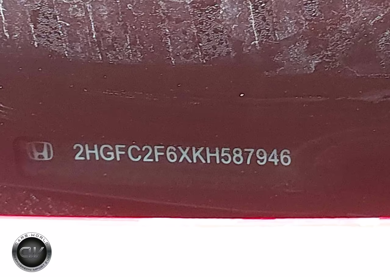 2019 Honda Civic Lx VIN:2HGFC2F6XKH587946 - 9