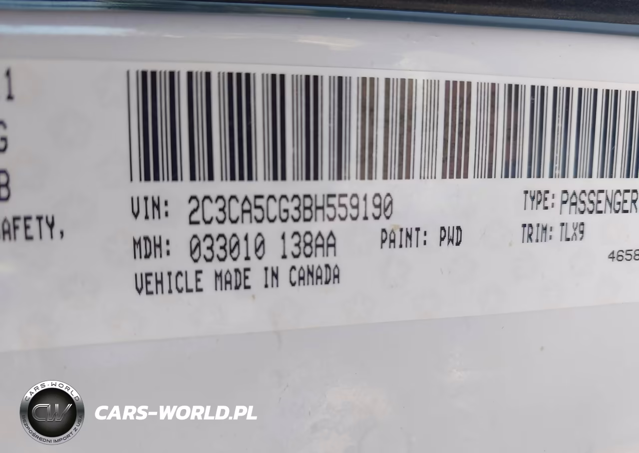 2011 Chrysler 300 Limited VIN:2C3CA5CG3BH559190 - 9