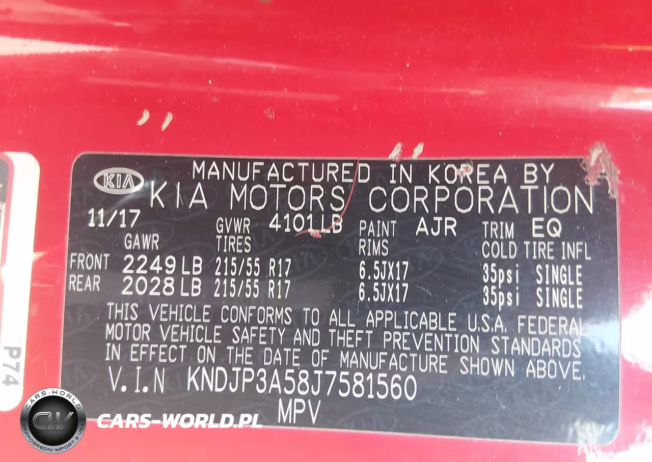 2018 Kia Soul + VIN:KNDJP3A58J7581560 - 9