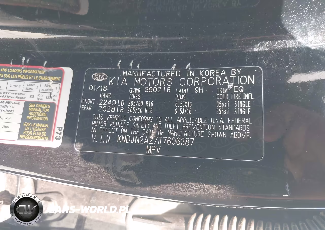2018 Kia Soul VIN:KNDJN2A27J7606387 - 9
