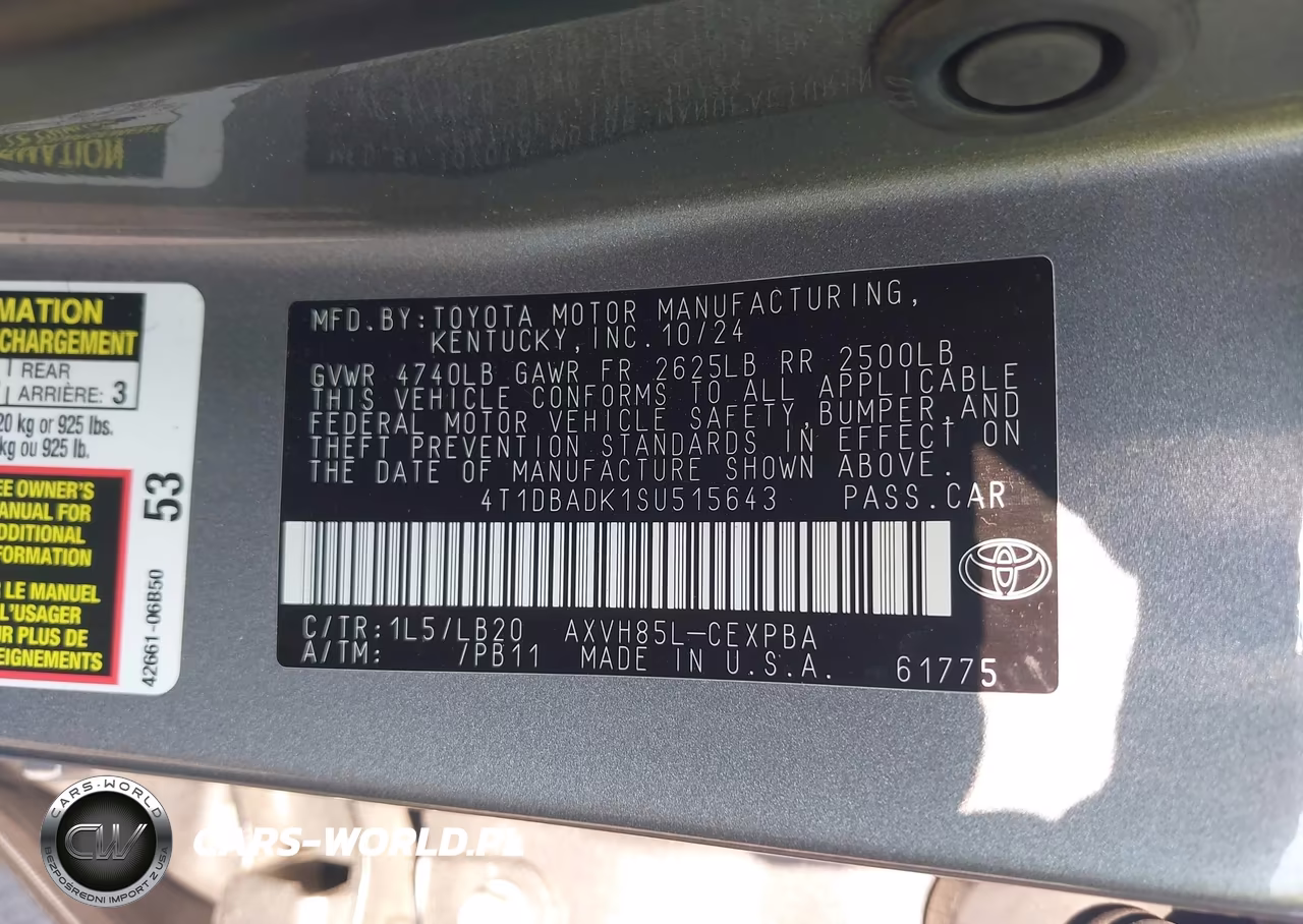 2025 Toyota Camry Xse VIN:4T1DBADK1SU515643 - 9