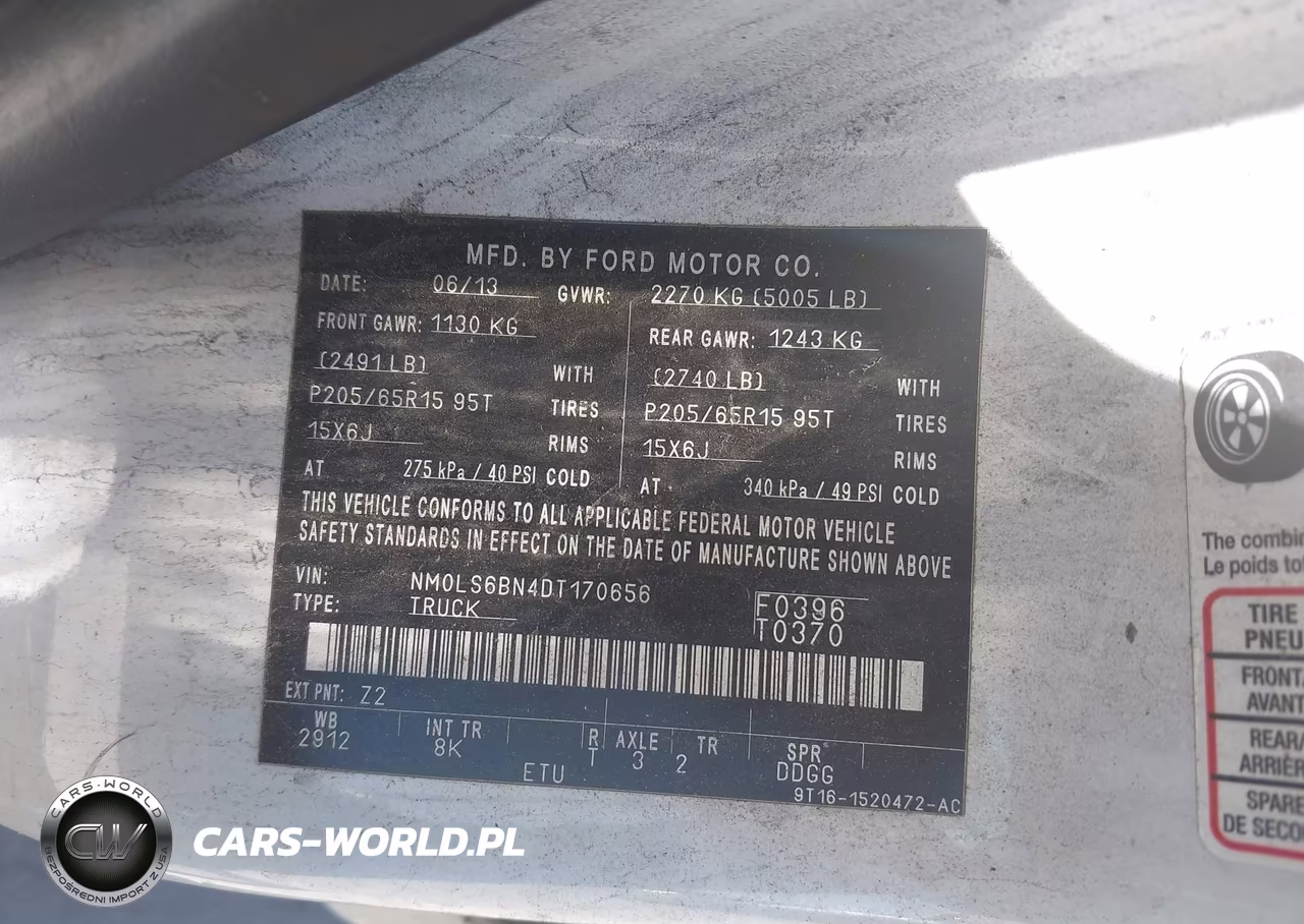 2013 Ford Transit Connect Xlt VIN:NM0LS6BN4DT170656 - 9
