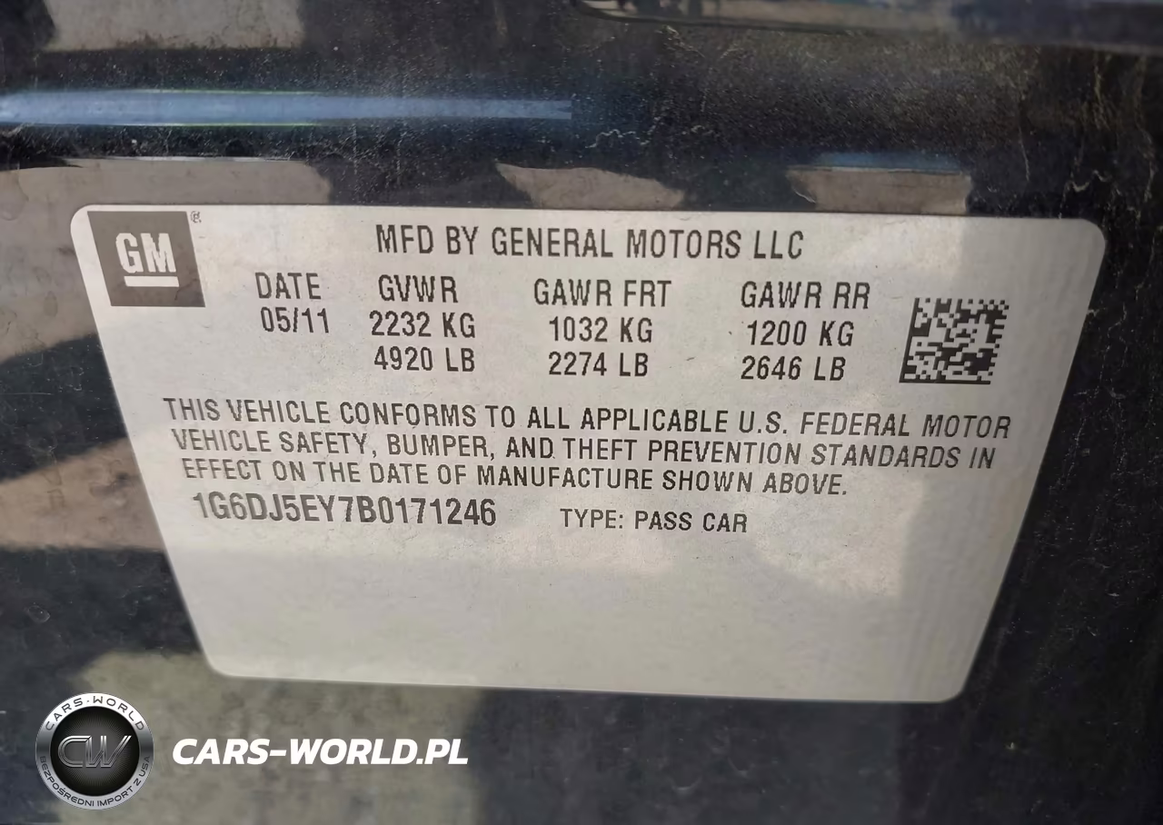 2011 Cadillac Cts Performance VIN:1G6DJ5EY7B0171246 - 9