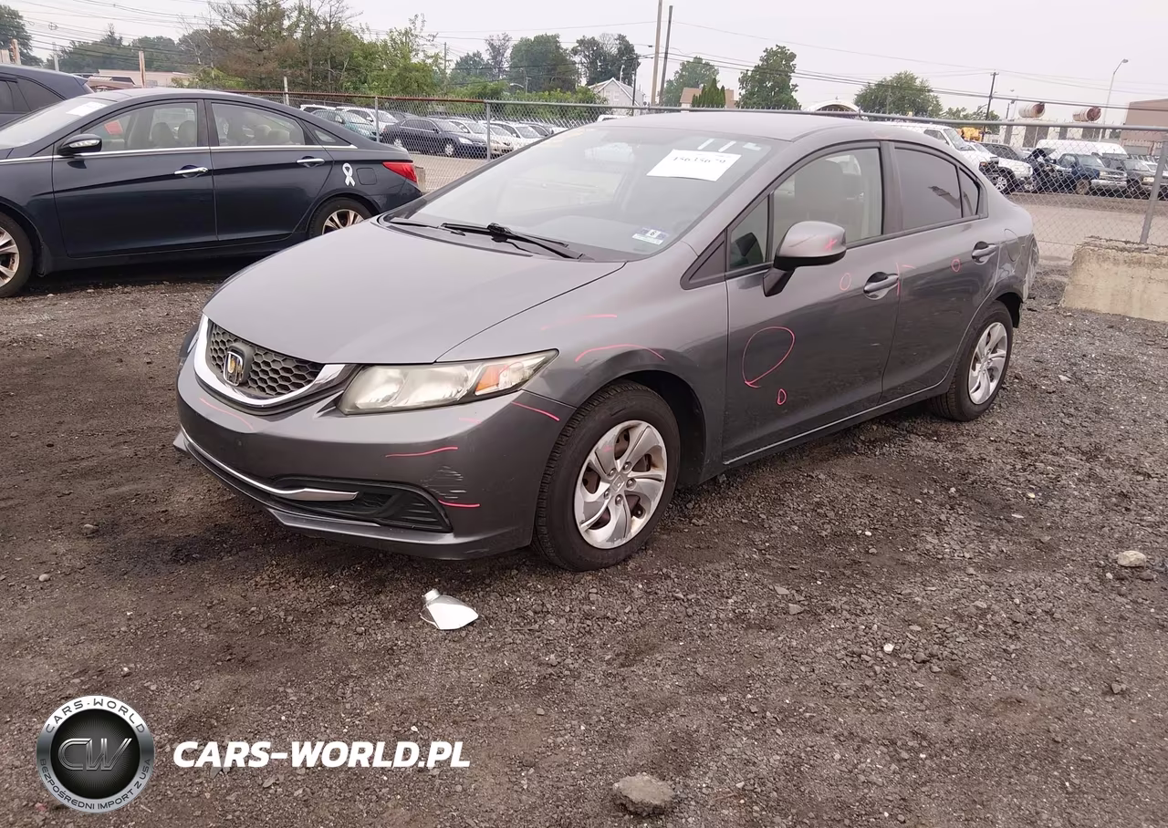 2013 Honda Civic Lx VIN:19XFB2F51DE243106 - 2