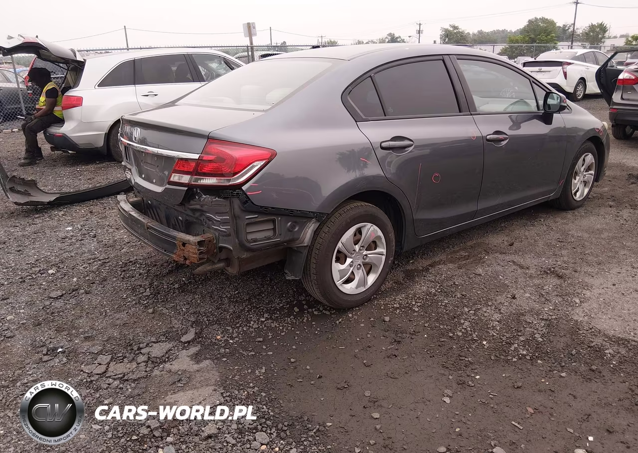2013 Honda Civic Lx VIN:19XFB2F51DE243106 - 4