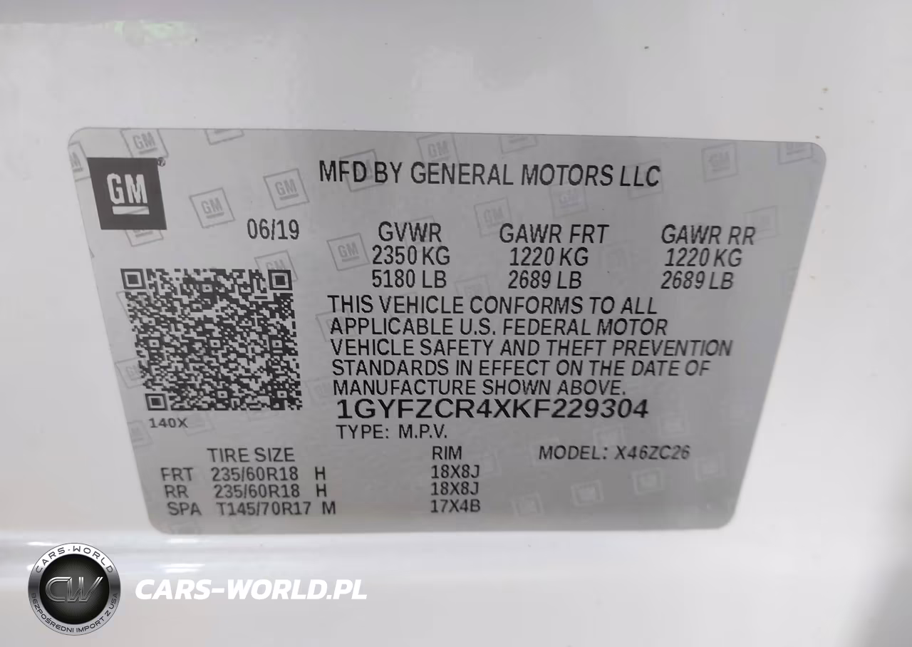 2019 Cadillac Xt4 Premium Luxury VIN:1GYFZCR4XKF229304 - 9
