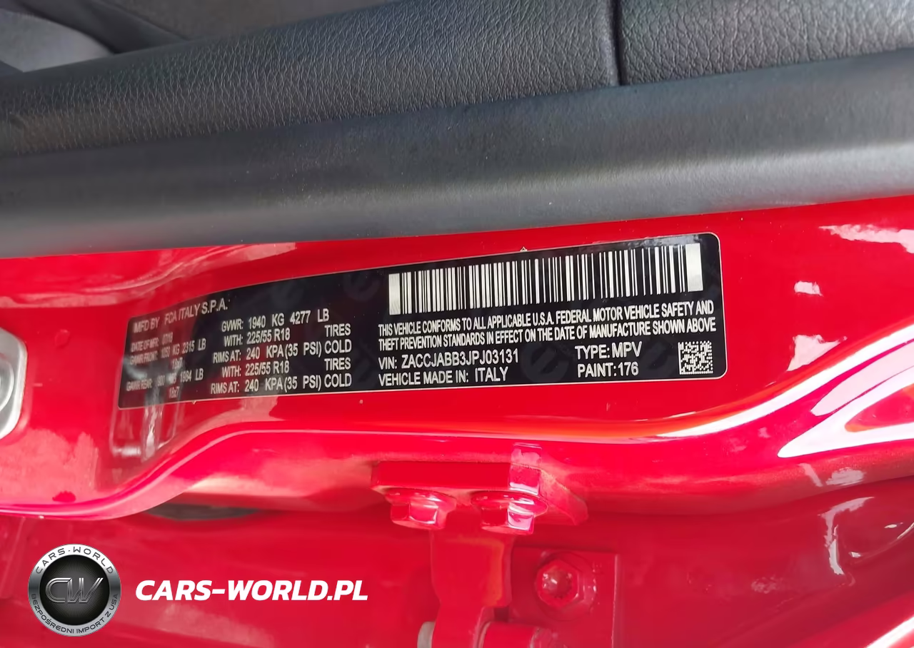 2018 Jeep Renegade Altitude Fwd VIN:ZACCJABB3JPJ03131 - 9
