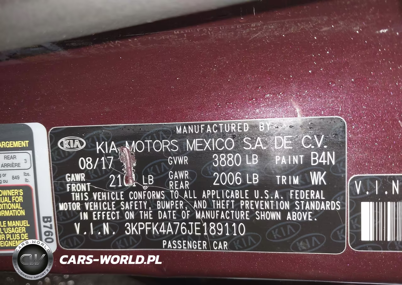 2018 Kia Forte Lx VIN:3KPFK4A76JE189110 - 9