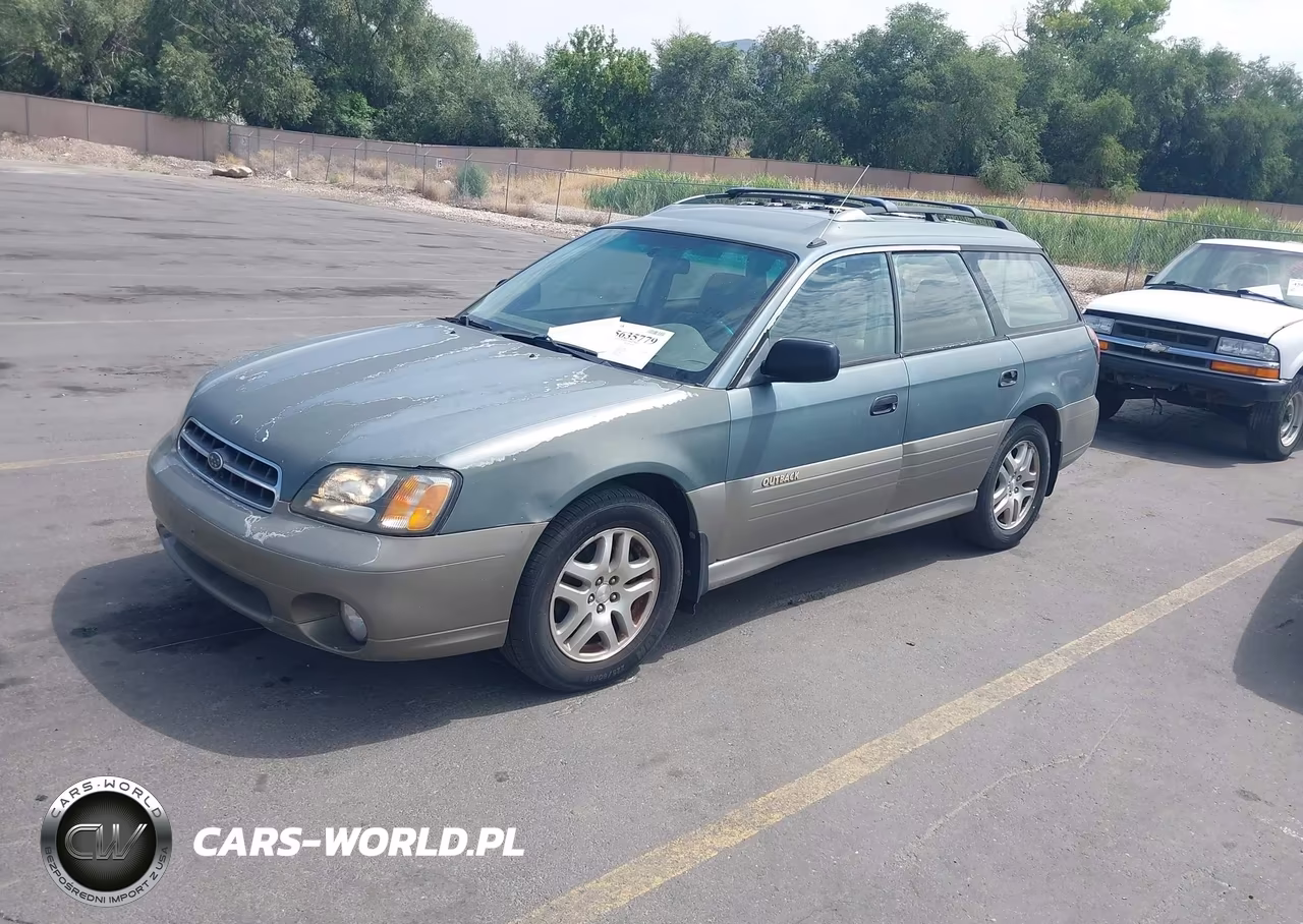 2001 Subaru Outback VIN:4S3BH665617607360 - 2