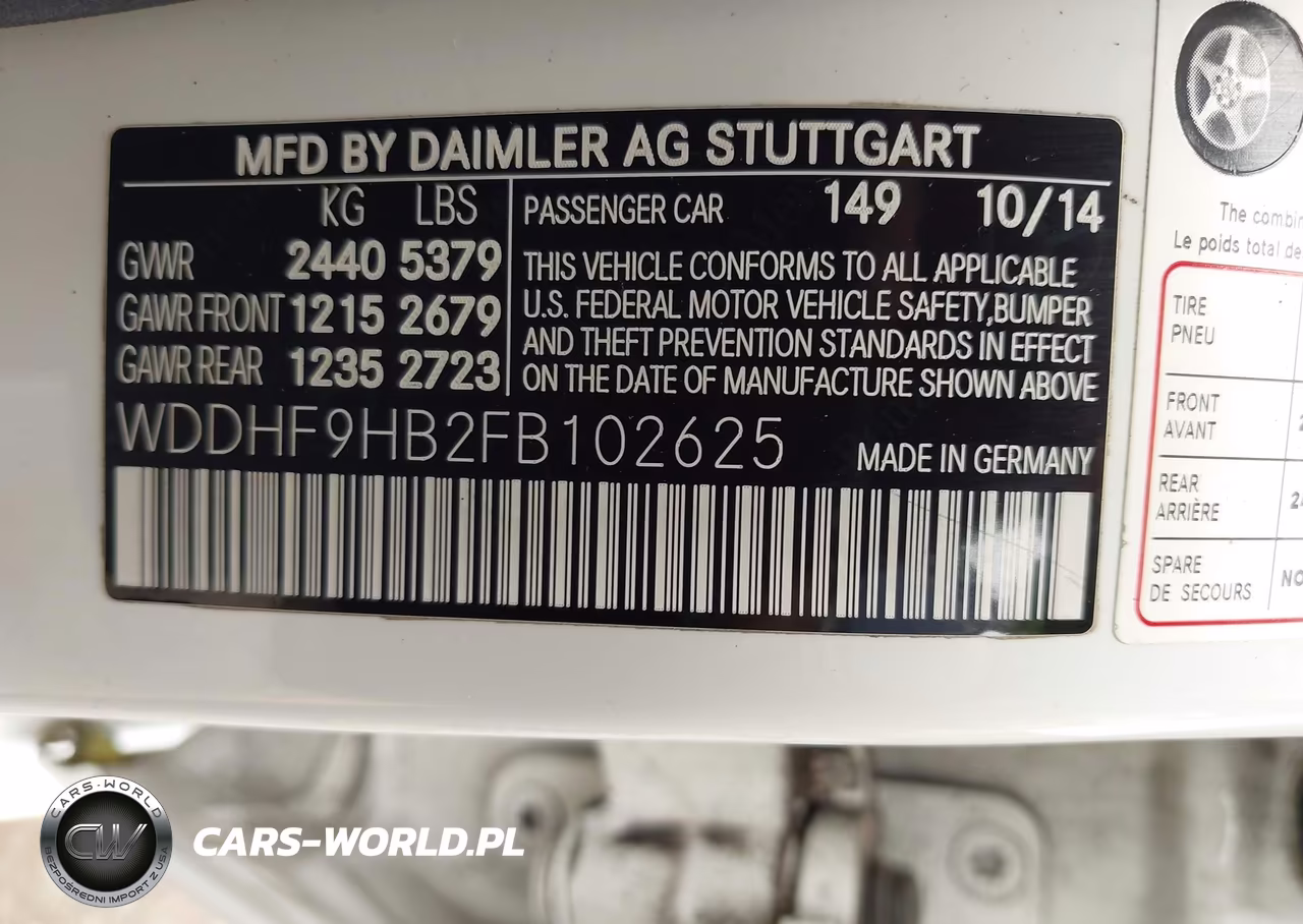 2015 Mercedes-Benz E 250 Bluetec 4Matic VIN:WDDHF9HB2FB102625 - 9