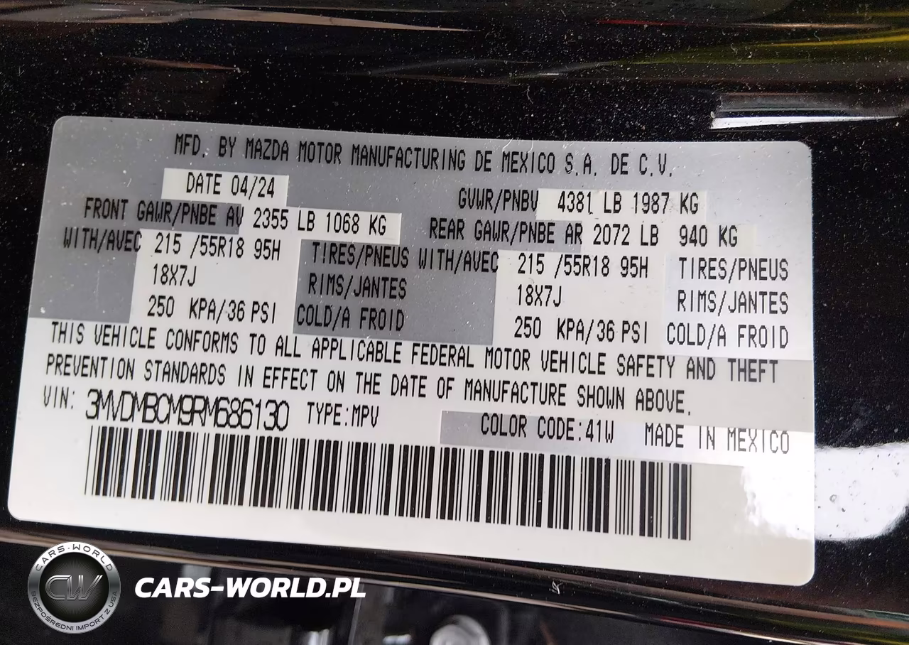 2024 Mazda Cx-30 2.5 S Preferred Package VIN:3MVDMBCM9RM686130 - 9