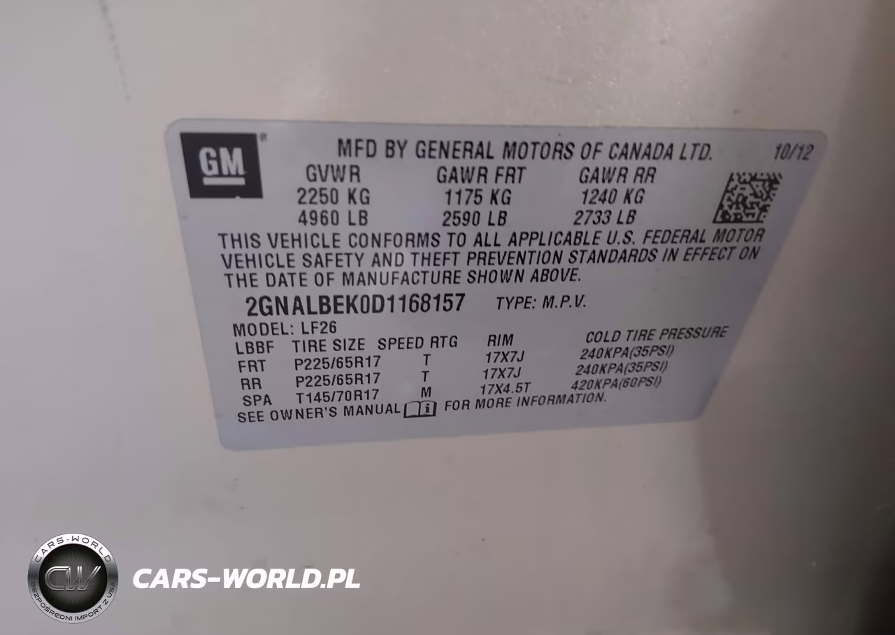 2013 Chevrolet Equinox Ls VIN:2GNALBEK0D1168157 - 9