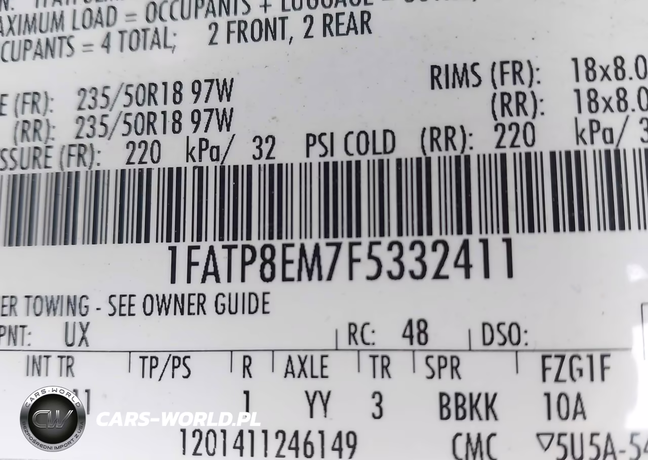 2015 Ford Mustang V6 VIN:1FATP8EM7F5332411 - 9
