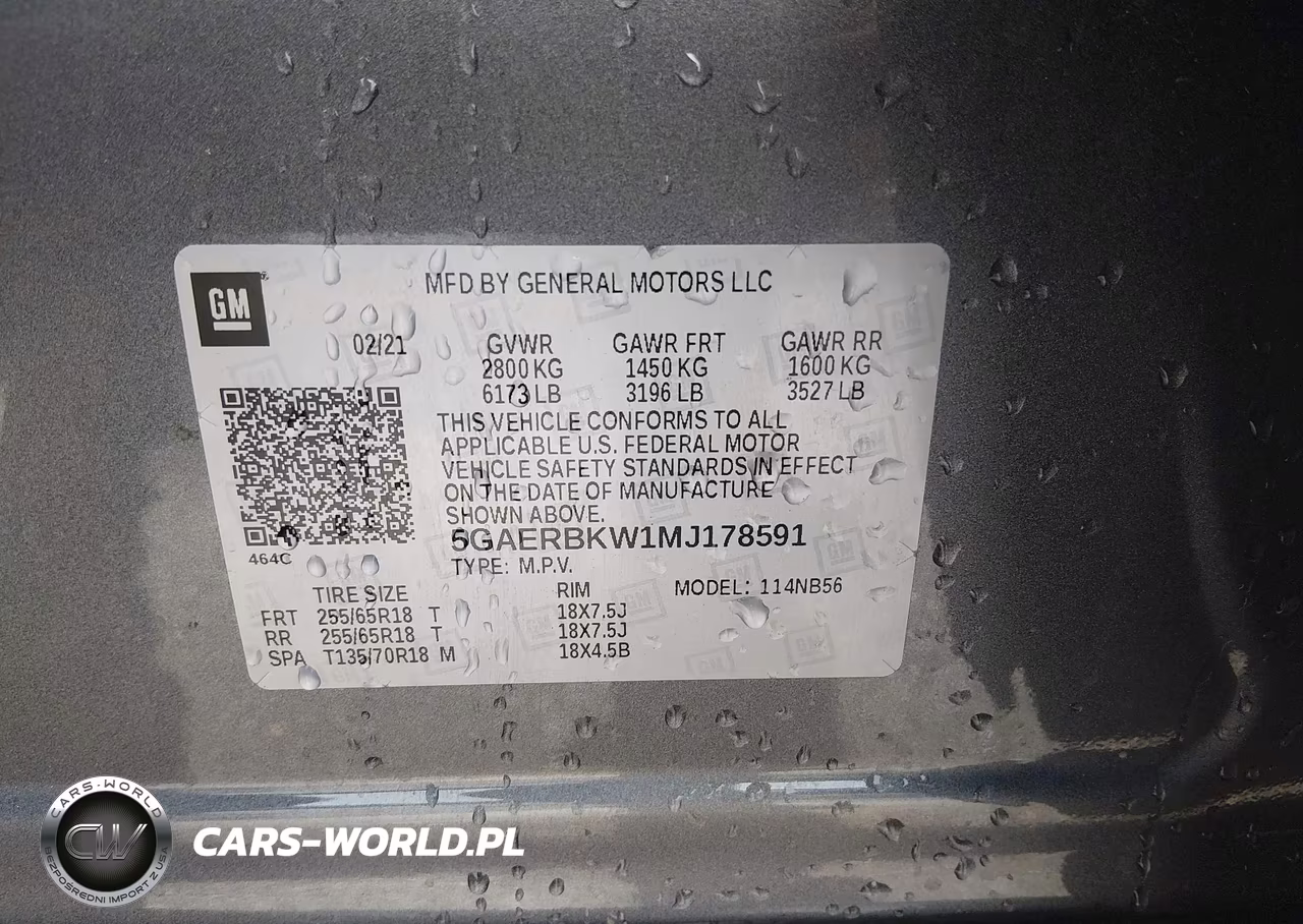 2021 Buick Enclave Fwd Essence VIN:5GAERBKW1MJ178591 - 9