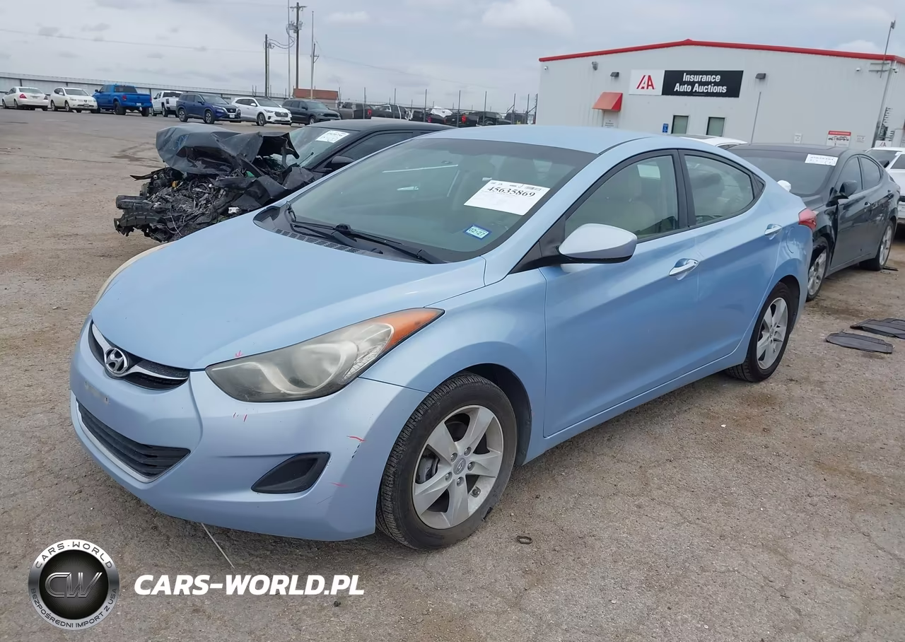 2013 Hyundai Elantra Gls VIN:KMHDH4AE9DU725327 - 2