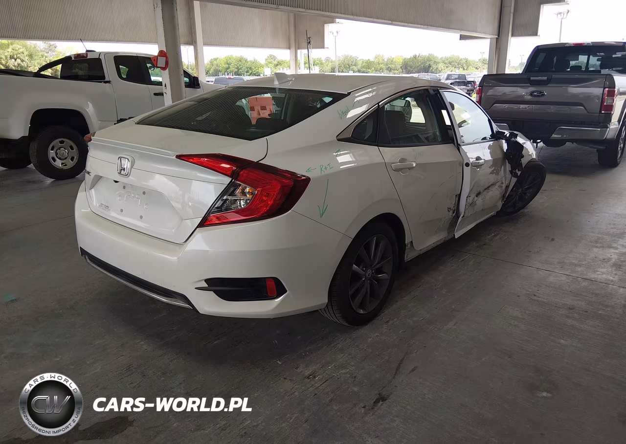 2019 Honda Civic Ex VIN:19XFC1F35KE018707 - 4