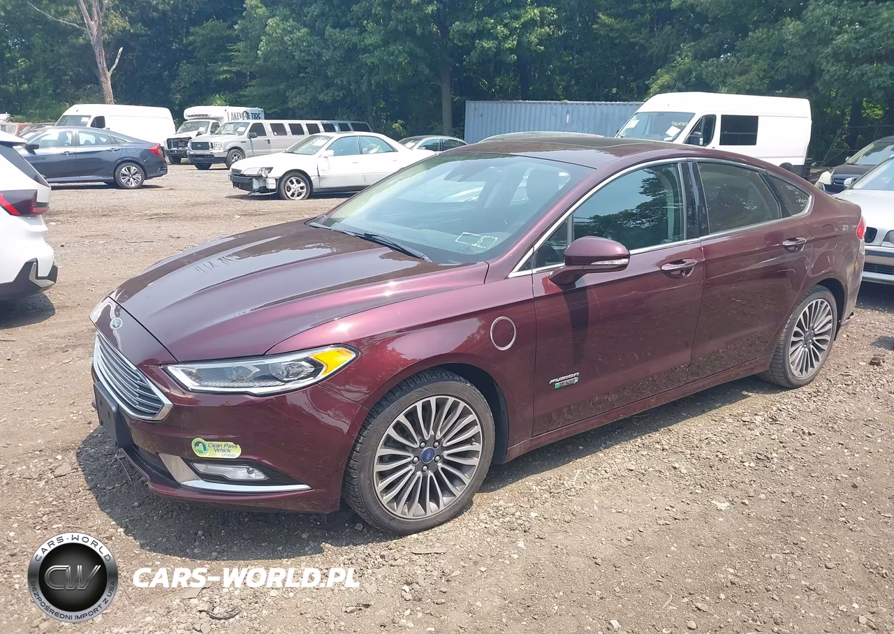 2017 Ford Fusion Energi Titanium VIN:3FA6P0SU1HR282074 - 2