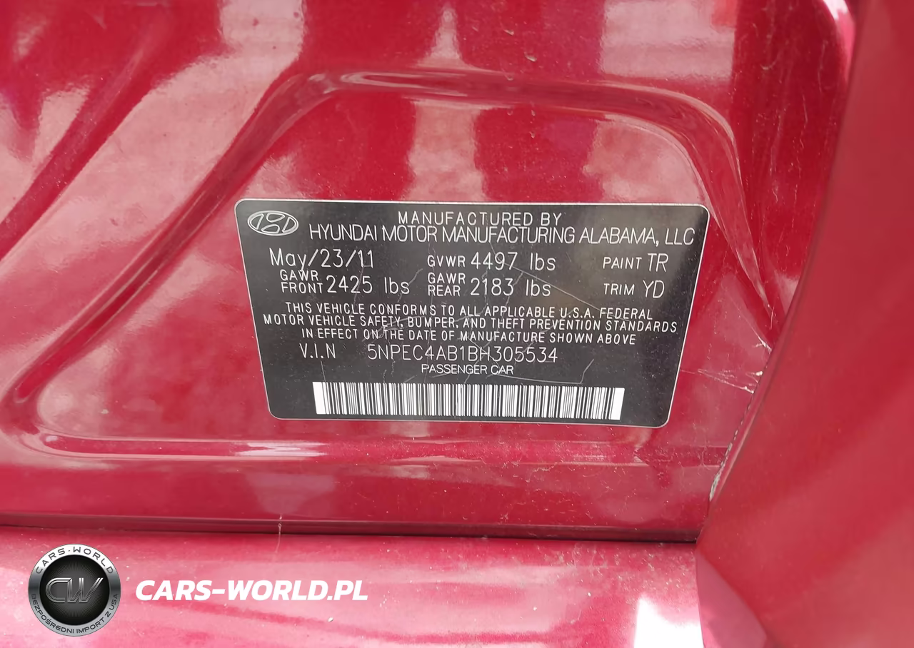 2011 Hyundai Sonata Limited 2.0T VIN:5NPEC4AB1BH305534 - 9