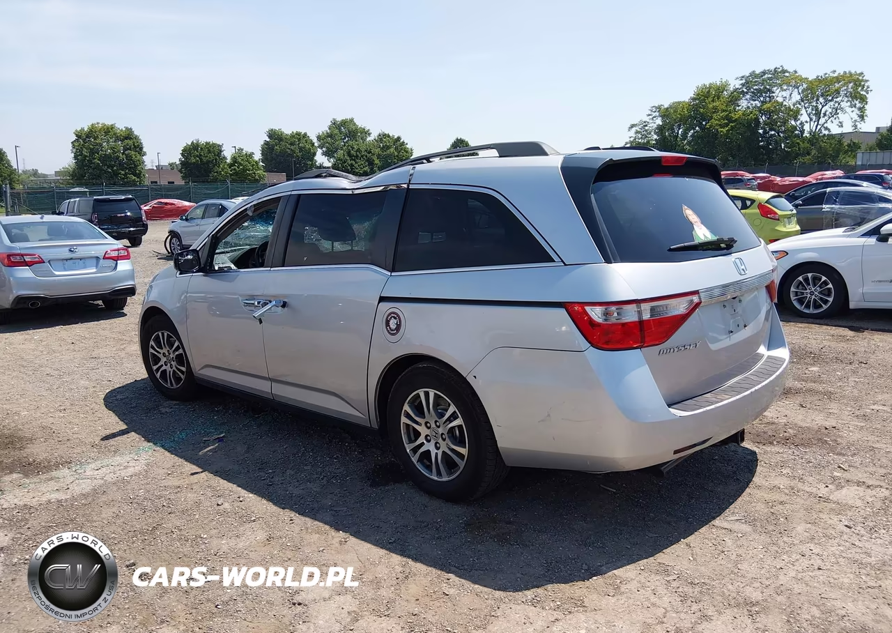 2012 Honda Odyssey Ex-L VIN:5FNRL5H63CB007406 - 3