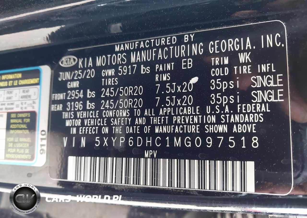 2021 Kia Telluride S VIN:5XYP6DHC1MG097518 - 9