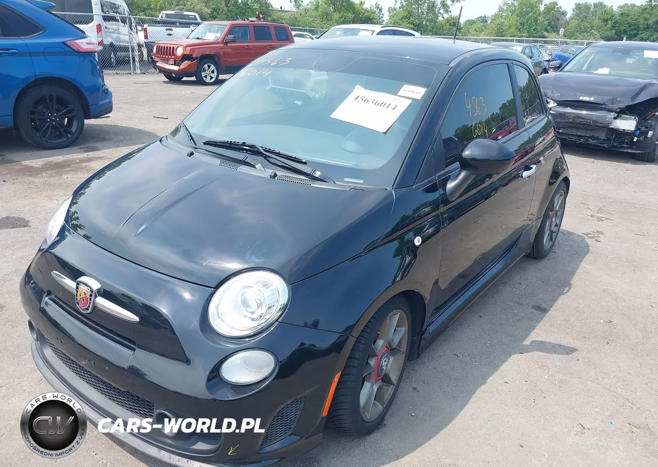 2015 Fiat 500 Abarth VIN:3C3CFFFH7FT590614 - 2