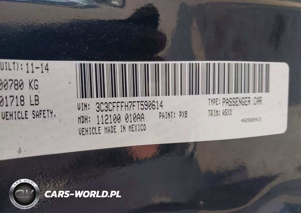 2015 Fiat 500 Abarth VIN:3C3CFFFH7FT590614 - 9