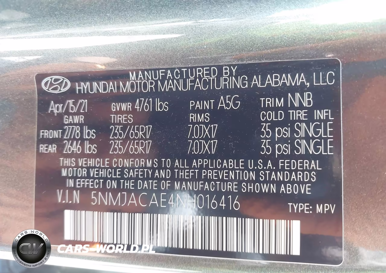 2022 Hyundai Tucson Se VIN:5NMJACAE4NH016416 - 9