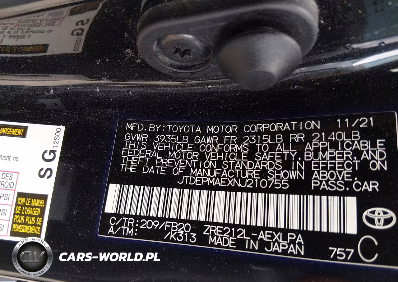 2022 Toyota Corolla Le VIN:JTDEPMAEXNJ210755 - 9