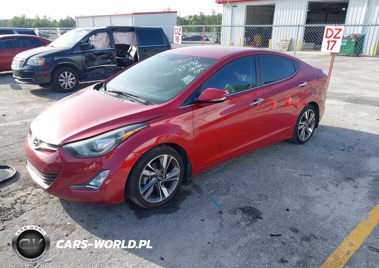 2016 Hyundai Elantra Limited VIN:KMHDH4AE4GU598992 - 2