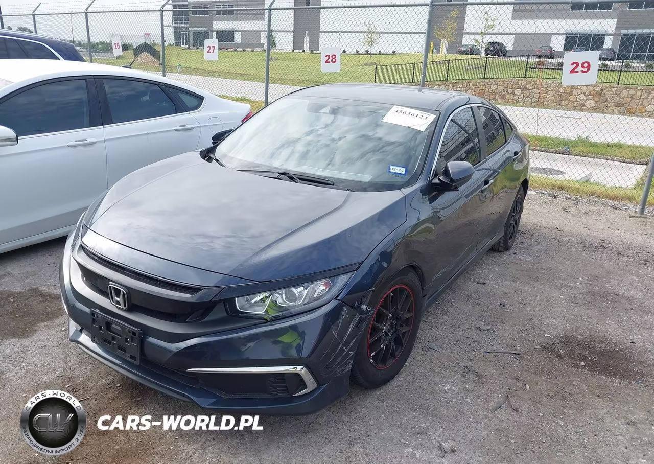 2019 Honda Civic Lx VIN:19XFC2F64KE213925 - 2