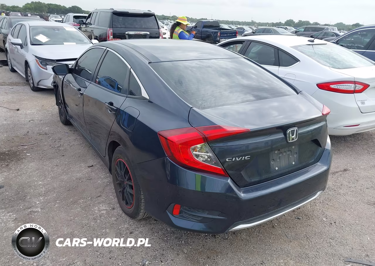 2019 Honda Civic Lx VIN:19XFC2F64KE213925 - 3
