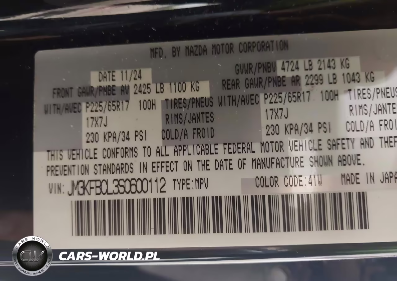 2025 Mazda Cx-5 2.5 S Preferred VIN:JM3KFBCL3S0600112 - 9