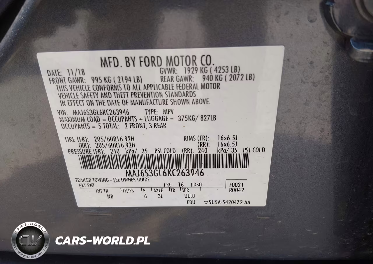 2019 Ford Ecosport Se VIN:MAJ6S3GL6KC263946 - 9